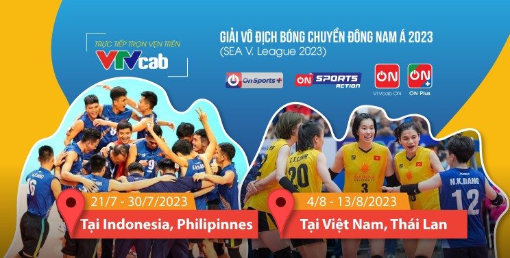 SEA V.League 2023 tổ chức 2 chặng đấu dành cho nội dung nam và nội dung nữ, mỗi chặng gồm lượt đi và lượt về