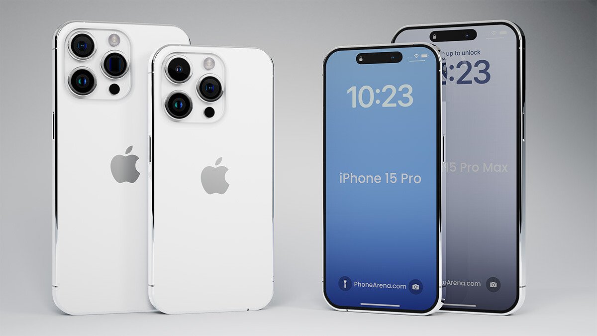 Ảnh concept cặp&nbsp;iPhone 15 Pro.