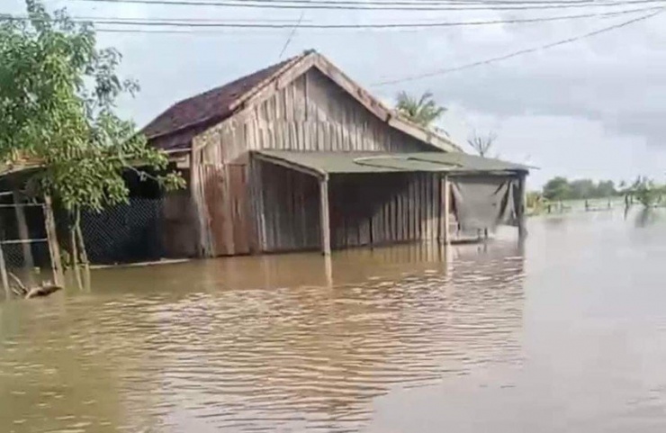 Căn nhà nơi xảy ra vụ việc. Ảnh: TA