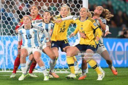 Video bóng đá nữ Argentina - Thụy Điển: Thế trận giằng co, bỏ lỡ đáng tiếc (World Cup)