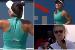 Thể thao - Hot-girl tennis mắng khán giả "im mồm", rời Citi Open từ "vòng gửi xe"