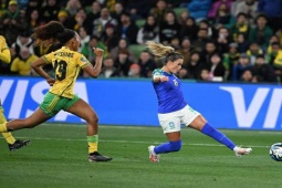Bóng đá - Video bóng đá ĐT nữ Jamaica - Brazil: Phòng thủ kiên cường, loại "chị đại" (World Cup 2023)