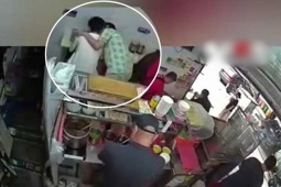 Bạn trẻ - Cuộc sống - Quá đẹp trai, chàng trai ăn sáng thì bị gái lạ cưỡng hôn