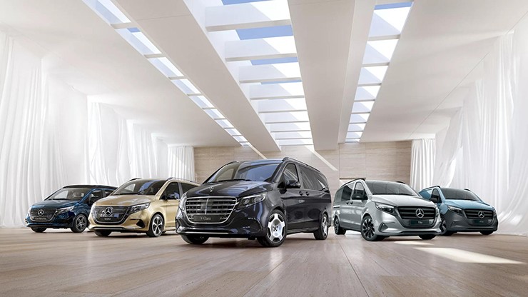 Mercedes-Benz trình làng tất cả phiên bản dòng xe V-Class mới, có cả xe điện - 1