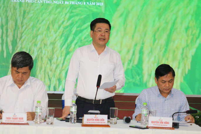 Bộ trưởng Bộ Công Thương Nguyễn Hồng Diên phát biểu tại hội nghị