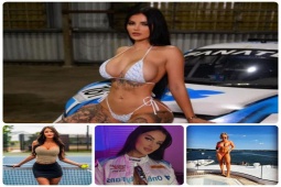 Thể thao - Mỹ nhân sới vật Mandy Rose lại làm fan xuýt xoa, ngôi sao đua xe hứa tặng "quà độc"