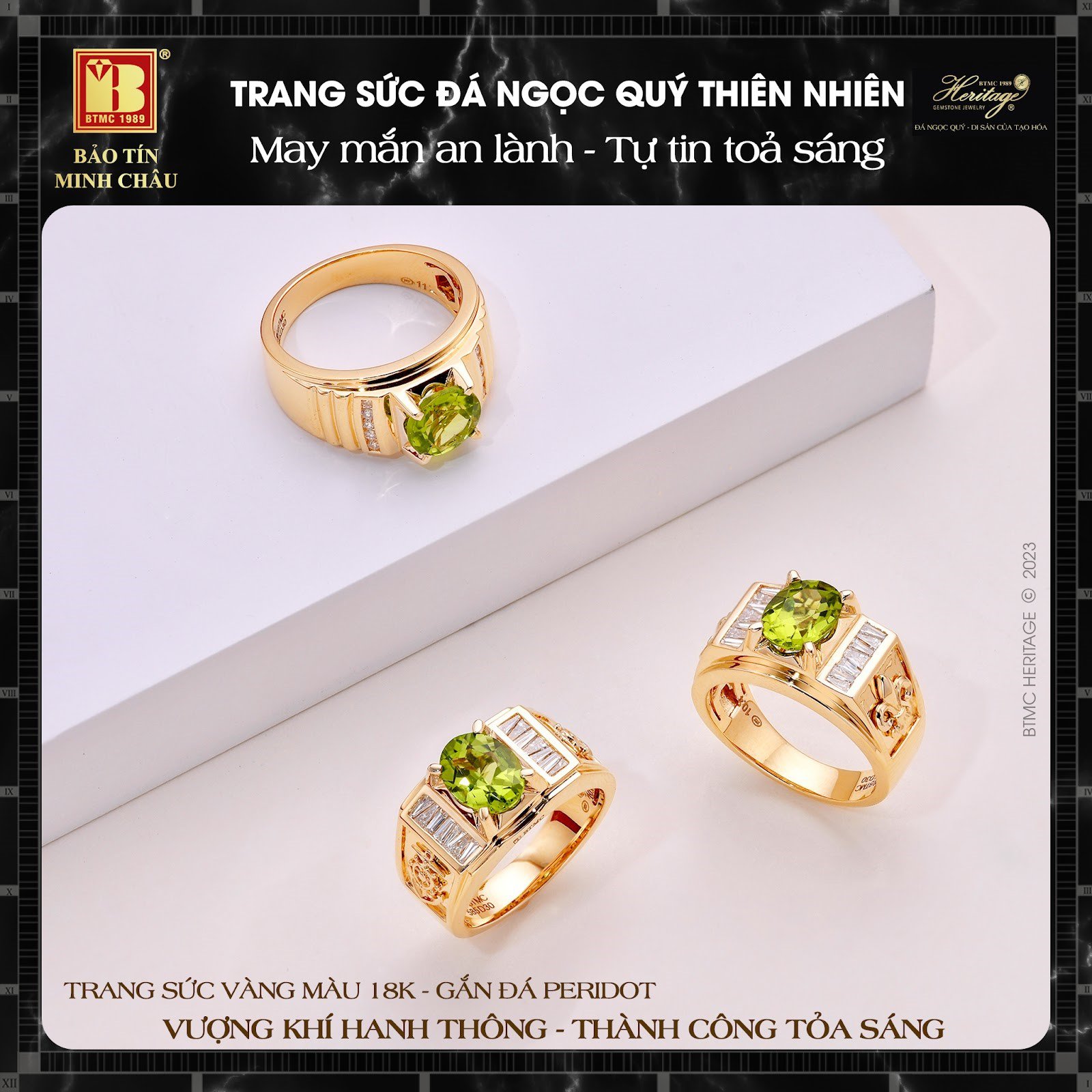 Top những “tuyệt phẩm” vàng, trang sức Peridot không thể bỏ lỡ trong tháng 8 - 4