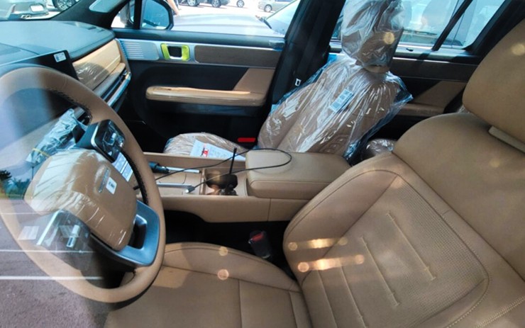 Ảnh thực tế không gian nội thất của mẫu xe Hyundai SantaFe thế hệ mới - 9