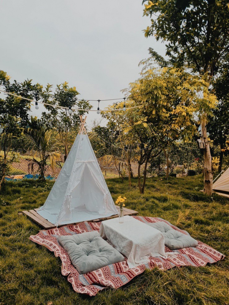 Hà Nội: "Đưa nhau đi trốn" cuối tuần tại 3 quán cà phê kết hợp camping giá "hạt dẻ" - 4