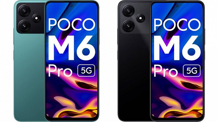 Hai màu có trên POCO M6 Pro 5G.