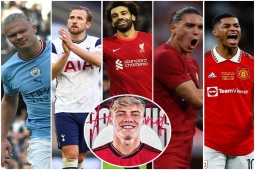 Bóng đá - Hấp dẫn "vua phá lưới" Ngoại hạng Anh 2023/24: Rashford - Salah hay ai đua với Haaland?