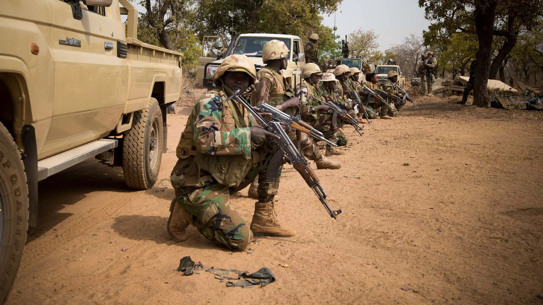 Quân đội Niger tuyên bố sẵn sàng đáp trả nếu bị nước ngoài can thiệp (ảnh: Reuters)