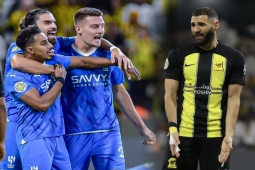 Bóng đá - Benzema đá hỏng phạt đền, Al Ittihad thua sốc ở "Siêu kinh điển Ả Rập"
