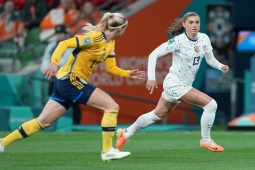 Bóng đá - Trực tiếp bóng đá ĐT nữ Thụy Điển - Mỹ: Thụy Điển giành quyền đi tiếp (World Cup) (Hết giờ)