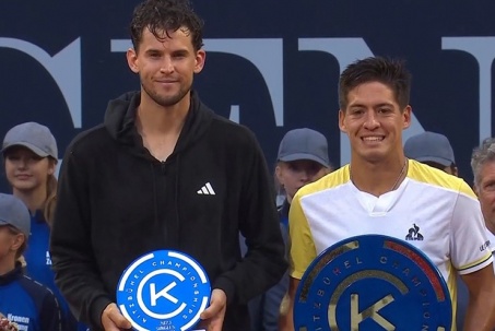 Rực lửa tennis ATP, WTA 250 & 500: Thiem lỡ ngôi vương, Sakkari gặp Gauff ở chung kết