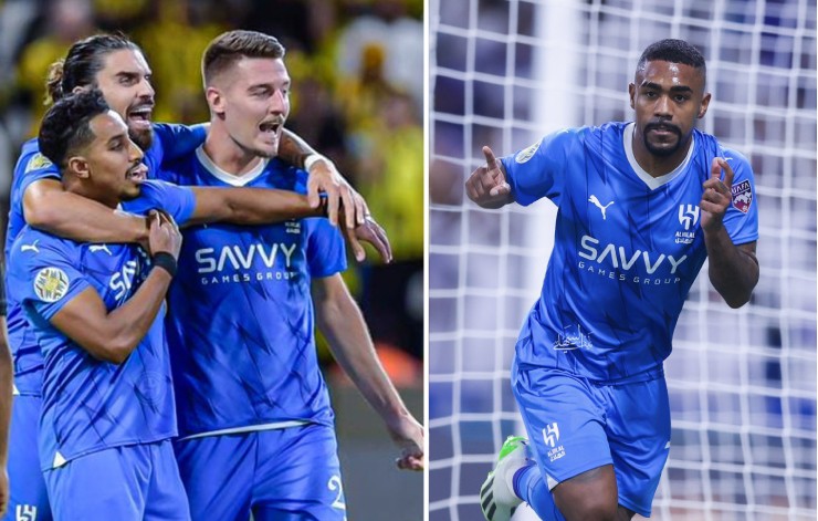 Malcom, Neves, Milinkovic-Savic tỏa sáng giúp Al Hilal đánh bại đại kình địch Al Ittihad