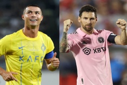 Bóng đá - Ronaldo sút xa như kẻ chỉ, Messi thăng hoa tuổi "xế chiều" sút phạt như tranh vẽ