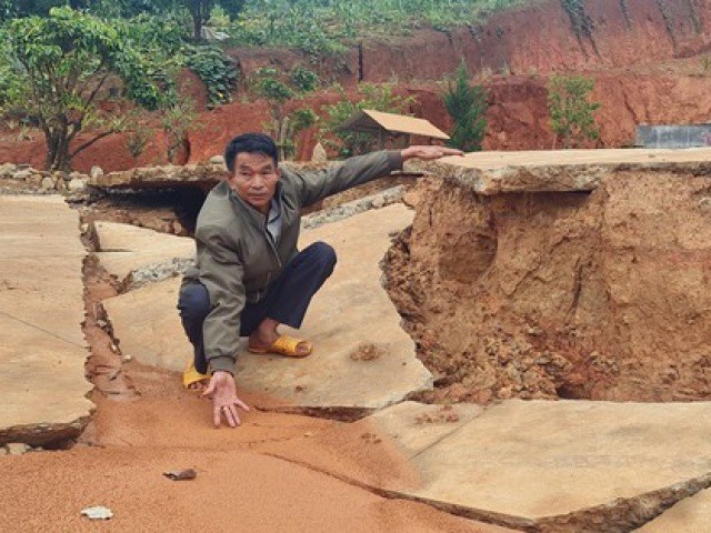 Lâm Đồng: Nhiều vết nứt vừa xuất hiện tại dự án hồ chứa nước 500 tỉ đồng