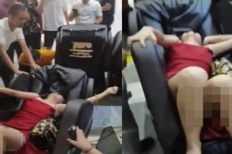 Phi thường - kỳ quặc - Cô gái đau đớn la hét thất thanh sau khi ngồi lên chiếc ghế massage hay đặt tại siêu thị