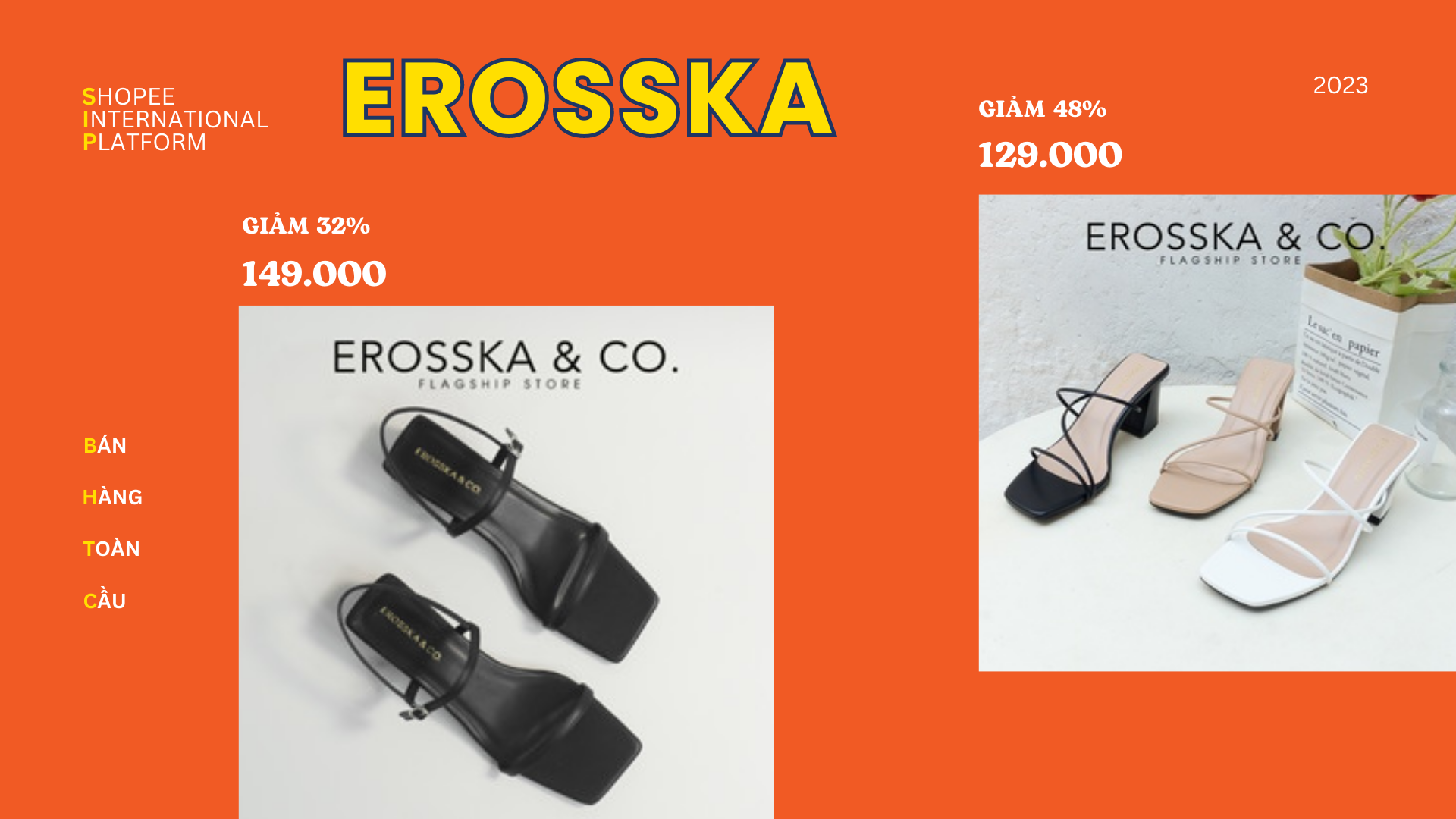 Trải nghiệm sản phẩm Erosska với chi phí chỉ bằng một nửa so với thông thường, duy nhất trên Shopee!