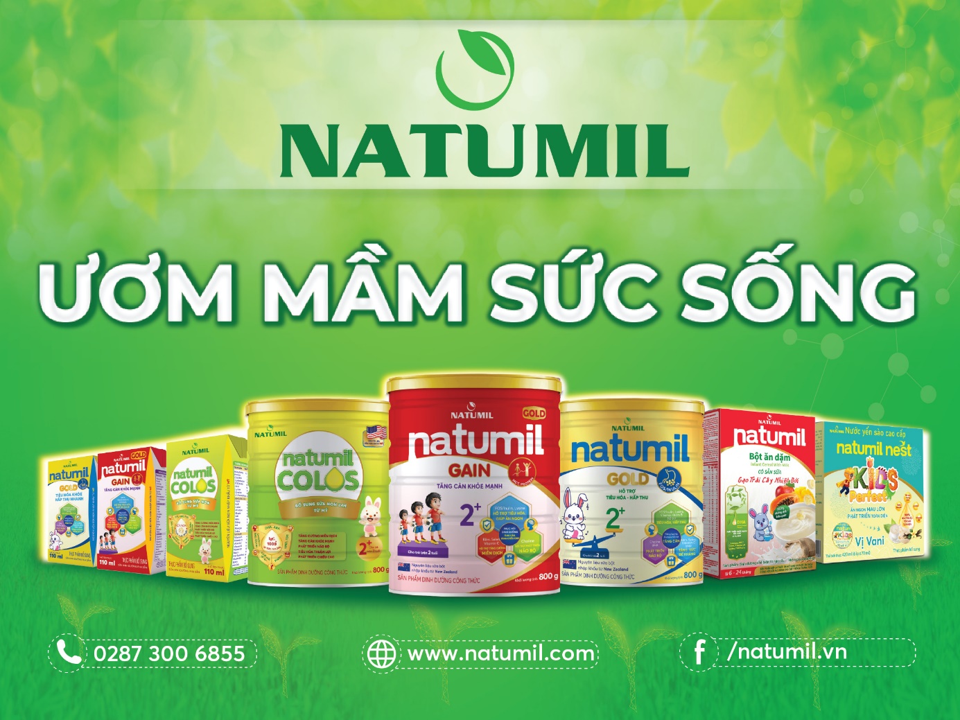 Bộ sản phẩm dinh dưỡng cao cấp của Natumil