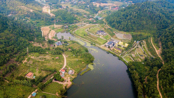 Toàn cảnh một góc khu vực hồ Đồng Đò được chụp vào năm 2019.