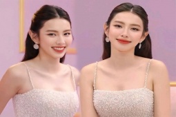 Làm đẹp - Nhan sắc "đỉnh cao" nhất từ trước đến nay của Thùy Tiên "gây sốt" sóng truyền hình