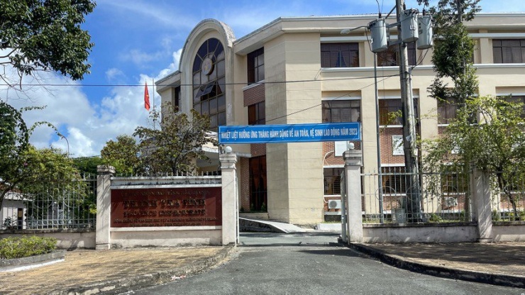 Trụ sở Thanh tra tỉnh Hậu Giang, nơi ông Tăng Minh Thêm làm Phó Bí thư Chi bộ, Phó Chánh Thanh tra. Ảnh: CHÂU ANH
