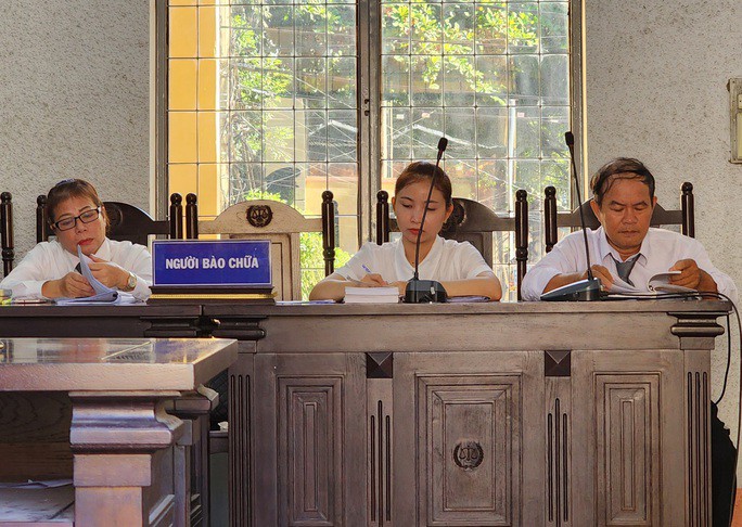 Các luật sư bào chữa cho các bị cáo tại phiên tòa sơ thẩm