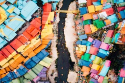 Du lịch - Khu ổ chuột cũ lột xác thành nơi cực thu hút giới trẻ ở Indonesia