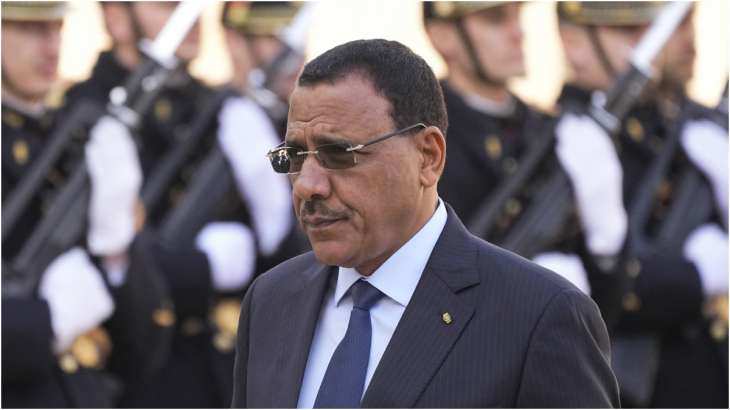 Tổng thống Niger Mohamed Bazoum. Ảnh: AP