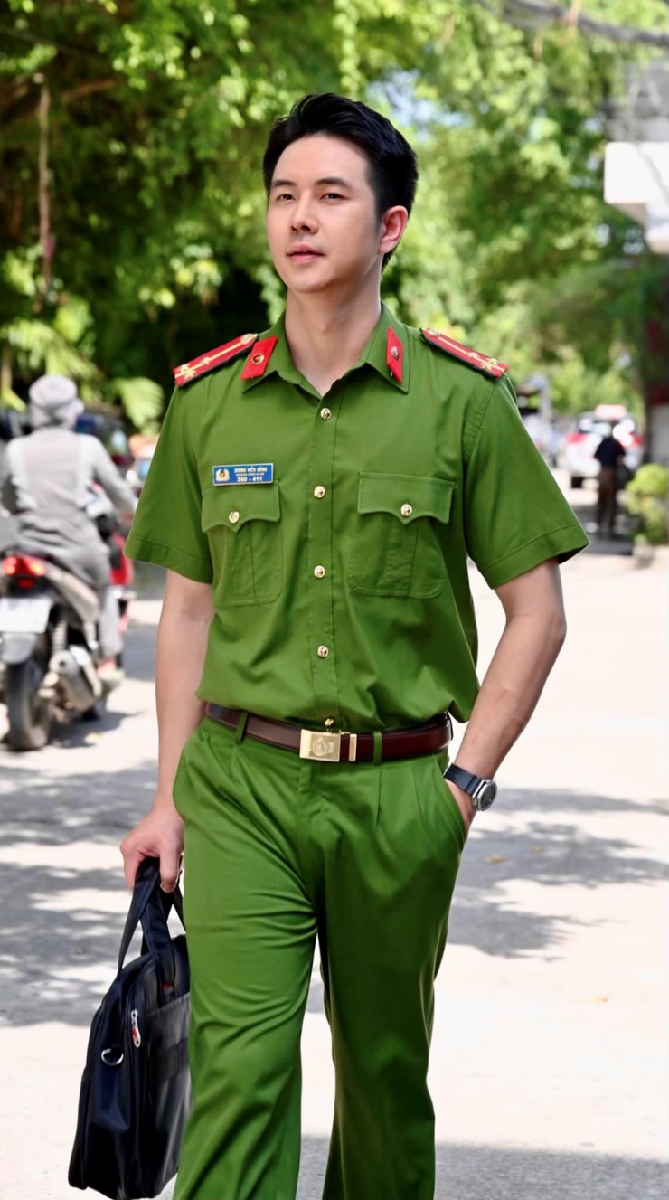 Đức Hiếu đảm nhận vai Đông trong phim "Làng trong phố"