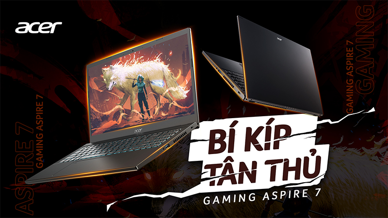 Laptop gaming dưới 20 triệu đáng mua 2023 - Gaming Aspire 7: Core i5 gen 12, RTX 2050 và RTX 3050 - 1