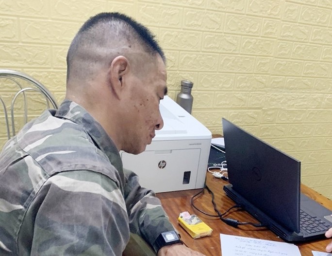 Hoàng Anh Thắng tại cơ quan công an