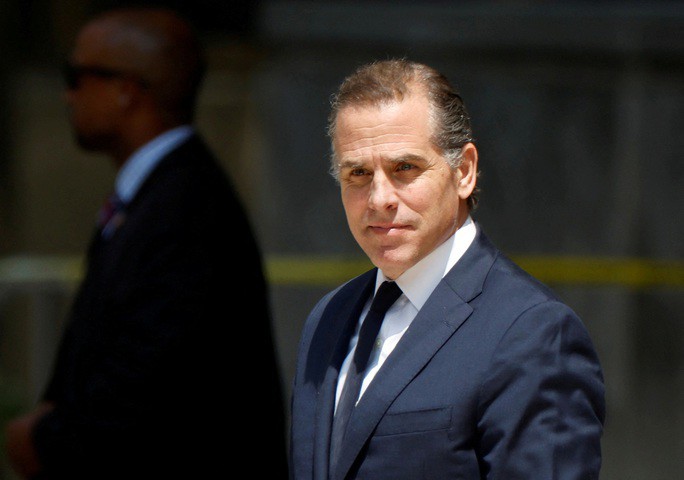 Cuộc điều tra ông Hunter Biden diễn ra vào thời điểm cha ông, Tổng thống Joe Biden, đang tái tranh cử. Ảnh: Reuters