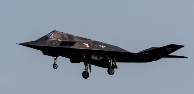 F-117 trong cuộc tập trận Tia chớp phương Bắc 2023.