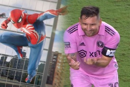 Bóng đá - Rực rỡ Messi cán mốc 712 bàn: Áp sát kỷ lục Ronaldo, ăn mừng kiểu "người nhện"