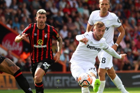 Video bóng đá Bournemouth - West Ham: Siêu phẩm mở điểm, vỡ òa phút 82 (Vòng 1 Ngoại hạng Anh)