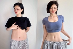 Làm đẹp - Người đẹp quê Quảng Ninh giảm 8cm mỡ bụng, eo vuông hoá thắt đáy lưng ong
