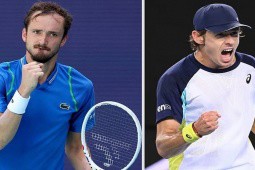 Video tennis Alex De Minaur - Medvedev: 2 set căng thẳng, cú sốc xảy ra (Rogers Cup)