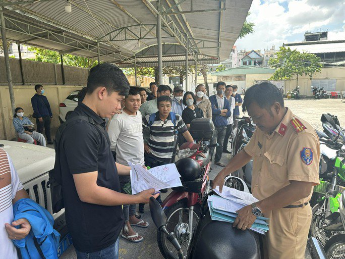 Tại Đội CSGT - Trật tự Công an TP Thủ Đức