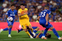 Bóng đá - Video bóng đá Getafe - Barcelona: "Cơn mưa" thẻ đỏ, kịch tính cuối trận (La Liga)