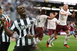 Bóng đá - Haaland &amp; "Tiểu Ibra" rực rỡ cú đúp, Saka lập siêu phẩm đỉnh nhất vòng 1 NHA