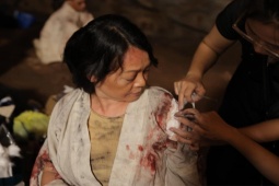 Phim - Nghệ sĩ Trà My nói về vai diễn mới: "Lưng tôi bị hằn lên, chân tay đều bầm tím nhiều nơi"