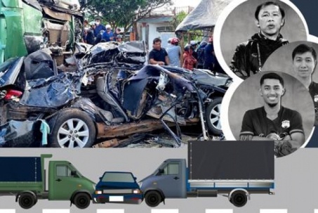 Toàn cảnh vụ đâm xe thảm khốc khiến 3 thành viên đội bóng HAGL tử nạn
