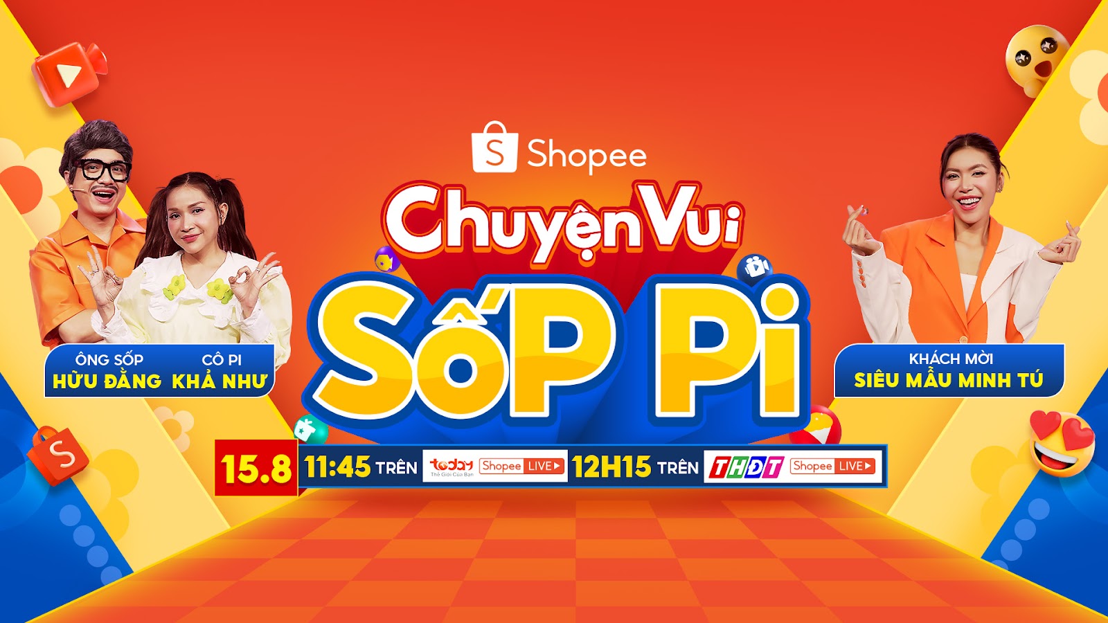Săn deal 9.000 đồng và iPhone 14 cùng Siêu mẫu Minh Tú tại Chuyện Vui Sốp Pi 15.8 - 1