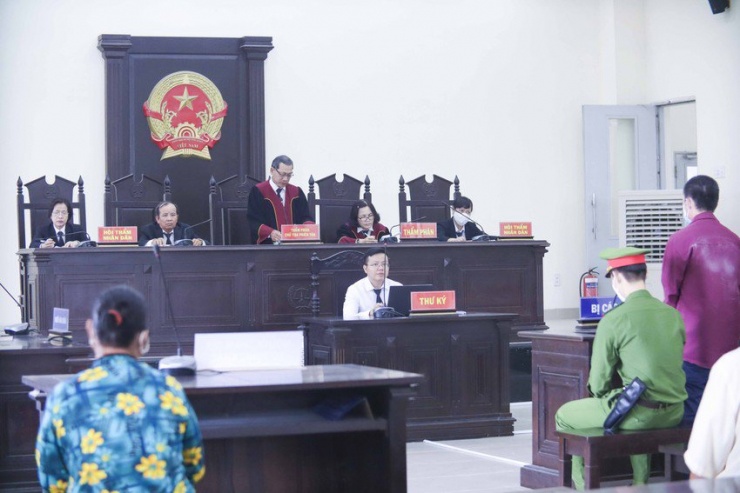 Phiên tòa xét xử bị cáo Trương Công Minh về tội giết người. Ảnh: HUỲNH DU