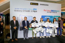 Samsung Galaxy Z Fold5/Z Flip5 chính thức hạ cánh tại Việt Nam, tín đồ công nghệ hào hứng nhận siêu phẩm
