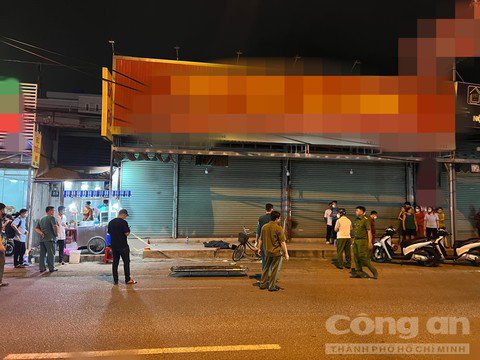 Hiện trường vụ việc.
