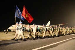 Tin tức trong ngày - Đội Công binh số 1 của Việt Nam trở về từ Abyei